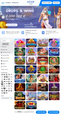 l'application et interface CASINO CLASSIC