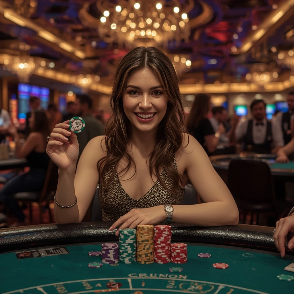 bonus dans les mains d'un homme au Casino Classic